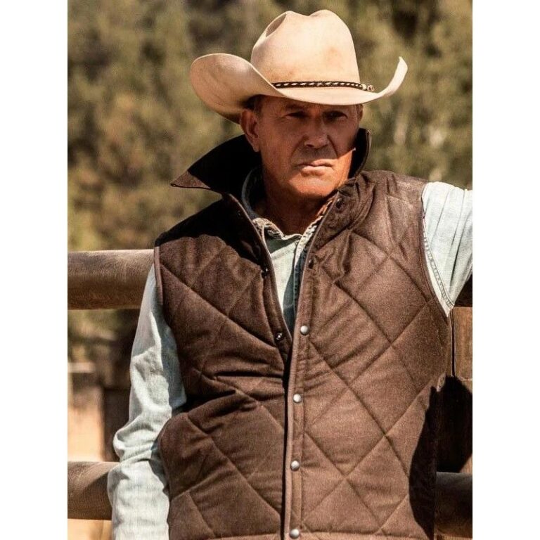 Kevin Costner Yellowstone John Dutton Quilted Vest